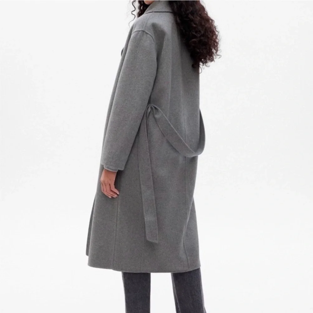 GAP Classic Gray Wool Coat
